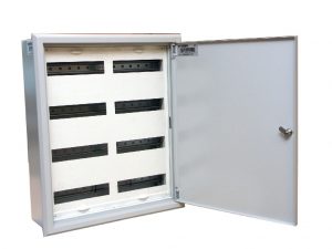 Unterputz-Gehäuse Schutzklasse II mit Blende, Sicherungs-Schrank