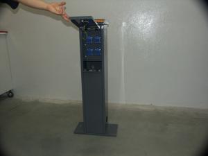 Stromverteilerkasten Pfosten-Version mit FI-Fehlstrom-Schutzschalter geeignet für Bauanwendungen